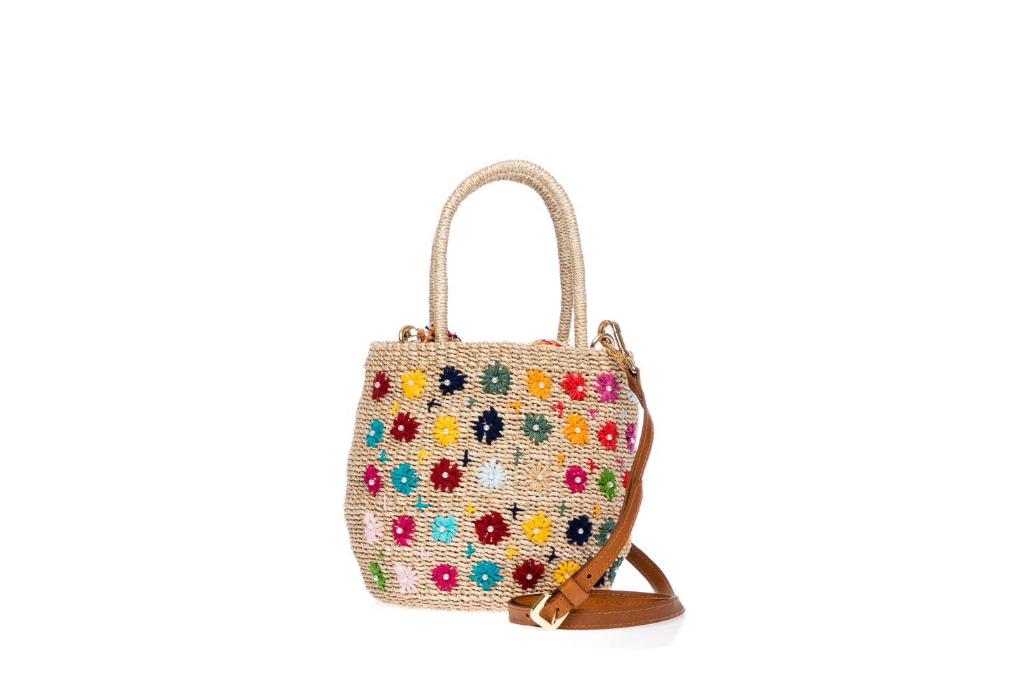 Flower Abaca Sling Bag